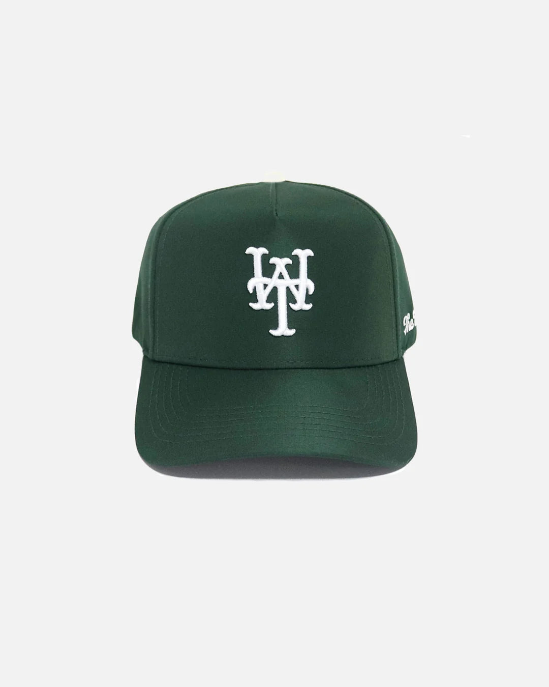 Legend Performance Hat in spruce green — The Works NY, front view