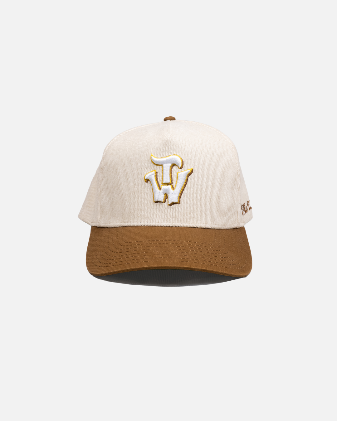 "Juicy" Premium Hat - Dark Cream/Light Mocha